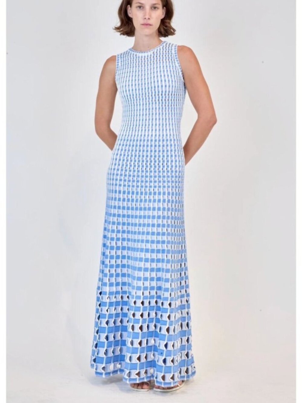SIMKHAI Zelma knit Maxi Dress XS $795